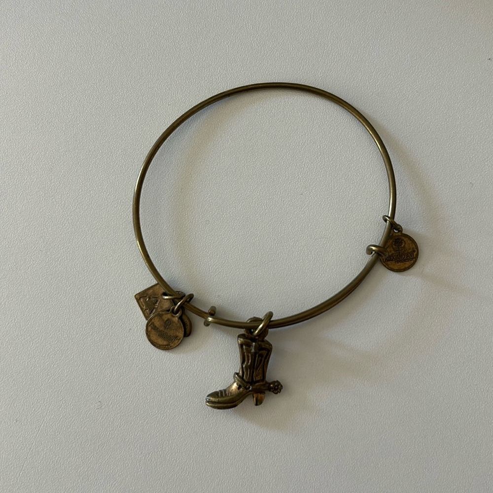 Alex and Ani Bracelet: cowboy boot